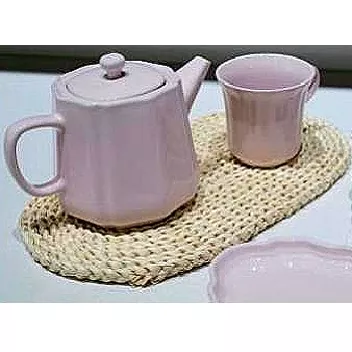 मॅकरॉन गुलाबी सिरेमिक बाऊल सेट
